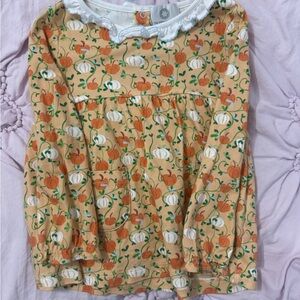 The Proper Peony Floral pumpkin Shirt